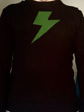 Oxnit Green Bolt Sweater Like New
